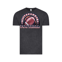 Vintage Black football rainbow Vintage Tee - JahusDesignShop