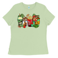 Matcha tiger coffee cups Ladies Tee - Zillion Design Studio