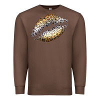 Chestnut Cheetah Lips Premium Sweatshirt - Bettercallsaul