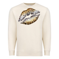 Sandshell Cheetah Lips Premium Sweatshirt - Bettercallsaul