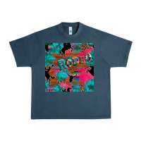 Midnight Navy western rodeo seamless Urban Heavy Tee - Artiststas