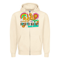 Sandshell hello second grade Zipper Hoodie - NancyCooperArtShop