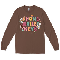 Chestnut phone wallet keys Long Sleeve Tee - MaliasSmallBusiness