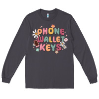 Smoke phone wallet keys Long Sleeve Tee - MaliasSmallBusiness