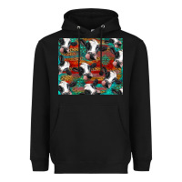 Black holstein cows with gemstone Heavyweight Hoodie - BarkalooDesign