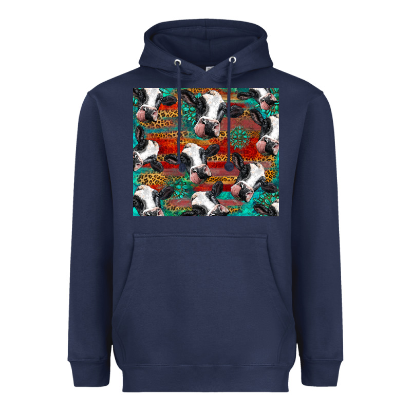 Holstein Cows With Gemstone Heavyweight Hoodie by BarkalooDesign | Teevron