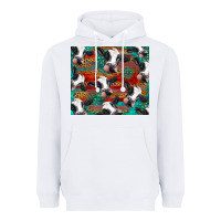 White holstein cows with gemstone Heavyweight Hoodie - BarkalooDesign