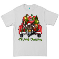 Dove Grey merry christmas truck Premium Tee - RanaPortraitStore