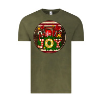 Vintage Olive Christmas joy and hot chocolate Vintage Tee - AdoDesignShop