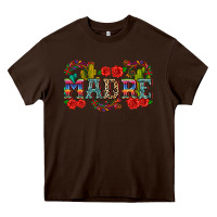 Chocolate Brown madre Heavy Core Tee - Zillion Design Studio