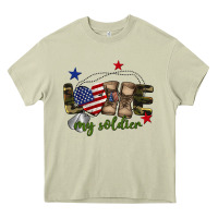 Mossy Love My Soldier Heavy Core Tee - BarkalooDesign