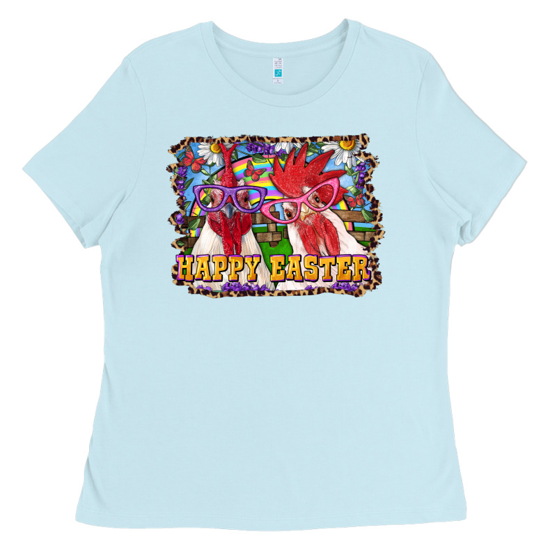 Happy Easter Roosters Ladies Tee by RanaPortraitStore | Teevron