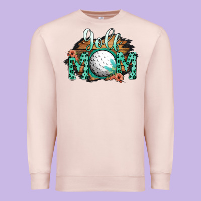 Golf Mom Premium Sweatshirt Designed By Bettercallsaul