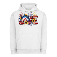 Pigment Lunar Rock Love 4th of july Urban Hoodie - CowGirlArtShop