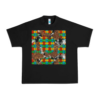 Black western autism seamless pattern Urban Heavy Tee - Artiststas