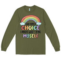 Army Green gay pride Long Sleeve Tee - MaliasSmallBusiness