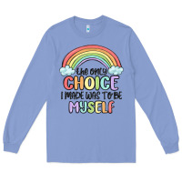 Colony Blue gay pride Long Sleeve Tee - MaliasSmallBusiness