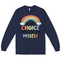Navy gay pride Long Sleeve Tee - MaliasSmallBusiness