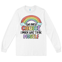 White gay pride Long Sleeve Tee - MaliasSmallBusiness