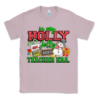 Lilac In My Holly Jolly Teacher Era Classic Tee - CowhideDigitalArt