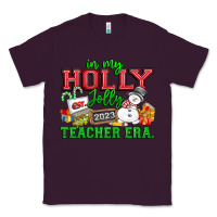 Plum In My Holly Jolly Teacher Era Classic Tee - CowhideDigitalArt