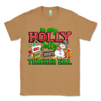 Toasted Coconut In My Holly Jolly Teacher Era Classic Tee - CowhideDigitalArt