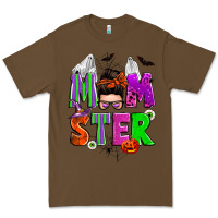 Cacao halloween momster messy bun Premium Tee - Zillion Design Studio