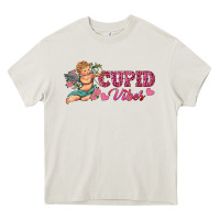 Cream cupid vibes Heavy Core Tee - RanaPortraitStore