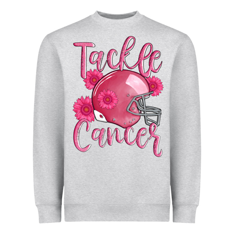 Tackle Cancer Helmet Heavyweight Sweatshirt by AdoDesignShop | Teevron