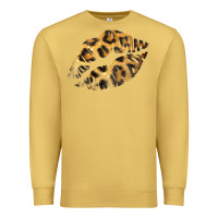 Antique Gold Leopard Lips Premium Sweatshirt - Bettercallsaul
