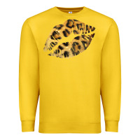 Lemon Leopard Lips Premium Sweatshirt - Bettercallsaul