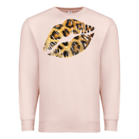 Pale Pink Leopard Lips Premium Sweatshirt - Bettercallsaul