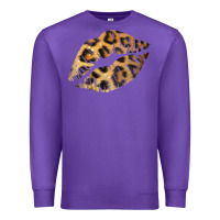 Purple Leopard Lips Premium Sweatshirt - Bettercallsaul