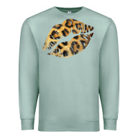 Seafoam Leopard Lips Premium Sweatshirt - Bettercallsaul