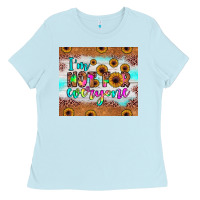 Baby Blue i'm not for everyone Ladies Tee - JahusDesignShop