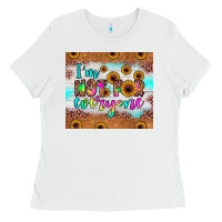 White i'm not for everyone Ladies Tee - JahusDesignShop