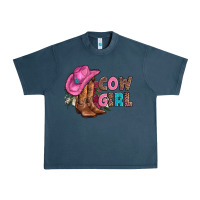 Midnight Navy valentine day boots hat and roses Urban Heavy Tee - AdoDesignShop