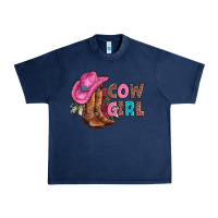 Navy valentine day boots hat and roses Urban Heavy Tee - AdoDesignShop