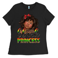 Black little black princess Ladies Tee - texasbilliewilder