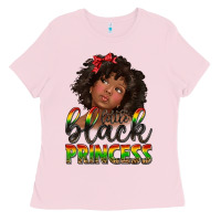 Bubblegum Pink little black princess Ladies Tee - texasbilliewilder