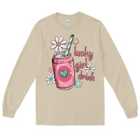 Mushroom lucky girl drink Long Sleeve Tee - MaliasSmallBusiness