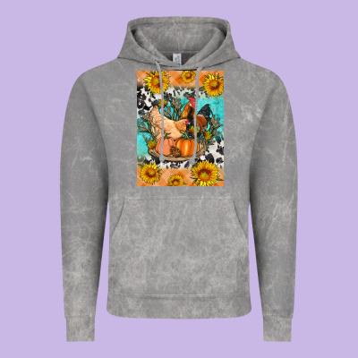 Fall Coop Animals Vintage Hoodie Designed By Artiststas