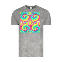 Cloud Rock Tie Dye Seamless Pattern Vintage Tee - BundleAndBundleShop