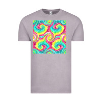 Vintage Zinc Tie Dye Seamless Pattern Vintage Tee - BundleAndBundleShop