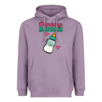 Lavender drinking buddies baby bottle Heavyweight Hoodie - Jasminsmagicworld