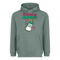 Sage drinking buddies baby bottle Heavyweight Hoodie - Jasminsmagicworld