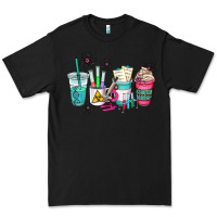 Black science teacher coffee cups Premium Tee - AdoDesignShop