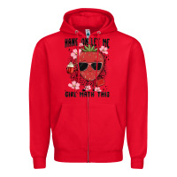 Red hang on let me girl math this Zipper Hoodie - MaliasSmallBusiness
