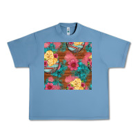 Pebble Blue hatched egg easter chicks seamless pattern Urban Heavy Tee - Artiststas