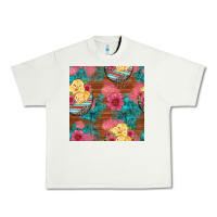 Pistachio hatched egg easter chicks seamless pattern Urban Heavy Tee - Artiststas